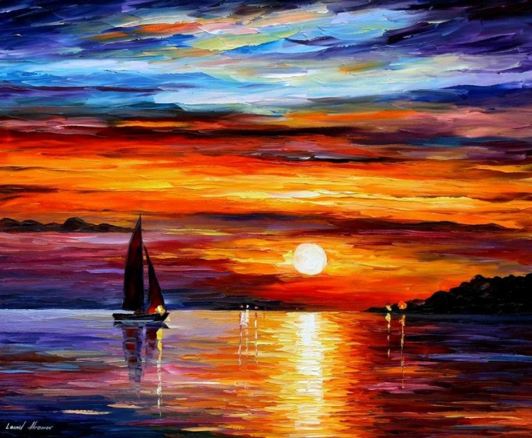 QUIET_SUNSET___LEONID_AFREMOV_by_Leonidafremov